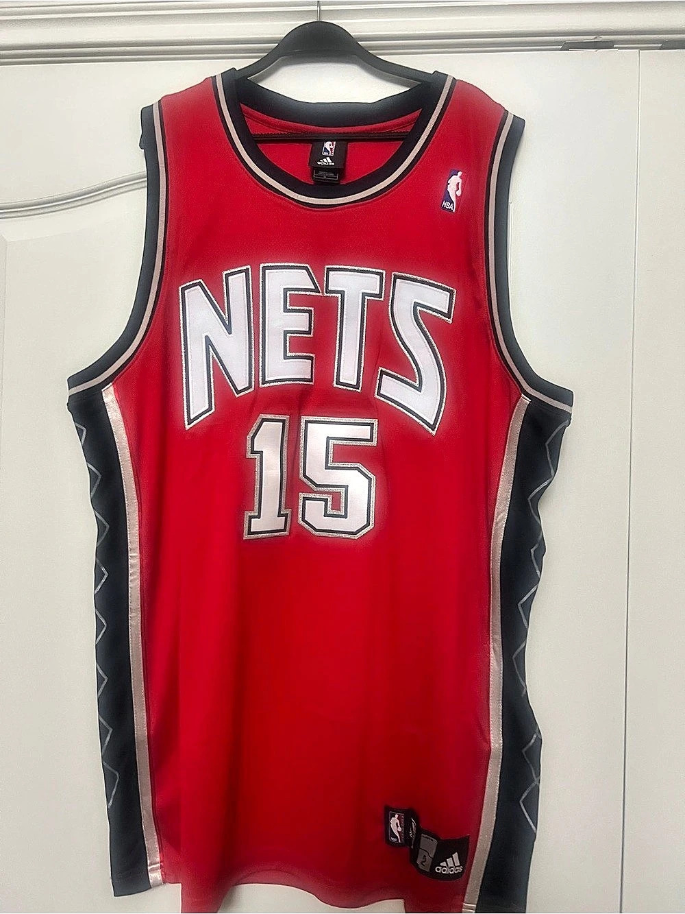 Vince Carter New Jersey Nets Red Alternate Swingman Jersey #15